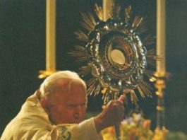 Adoración Eucarística de Juan Pablo II. Oraciones al Santísimo Sacramento