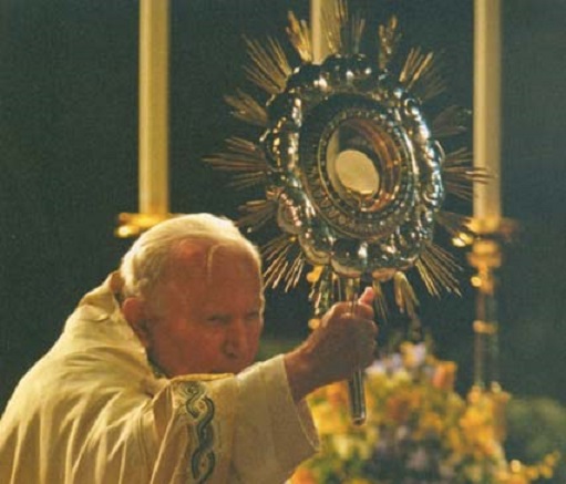 Adoración Eucarística de Juan Pablo II. Oraciones al Santísimo Sacramento