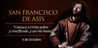 Francisco de Asís, Santo. Viernes, 4 de octubre de 2019