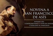 Hoy, jueves, 3 de octubre de 2019, reza la Novena a San Francisco de Asís: noveno Día