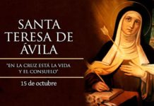 El Santo del día y su historia. Teresa de Jesús (de Ávila), Santa. Martes 15 de octubre de 2019