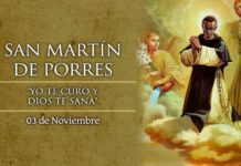 Martín de Porres, Santo. El Santo del día y su historia. Domingo, 3 de noviembre de 2019