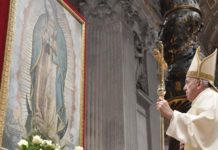 El Papa Francisco presidió en la Basílica de San Pedro la Santa Misa en la Solemnidad de Nuestra Señora de Guadalupe