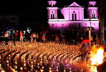 La noche de las Velitas en Colombia