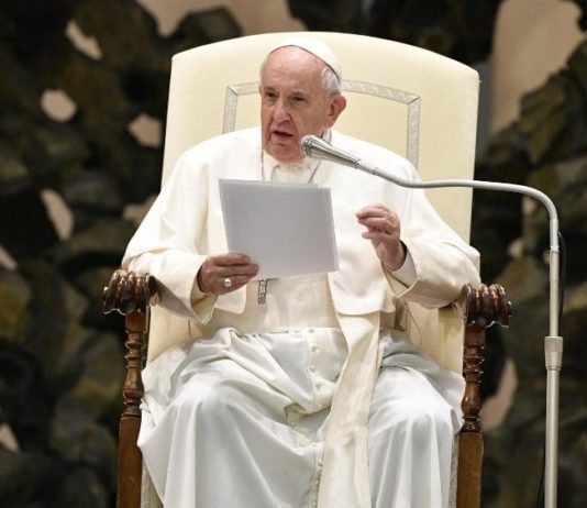 Papa Francisco en la Audiencia General del miércoles 11 de diciembre de 2019.