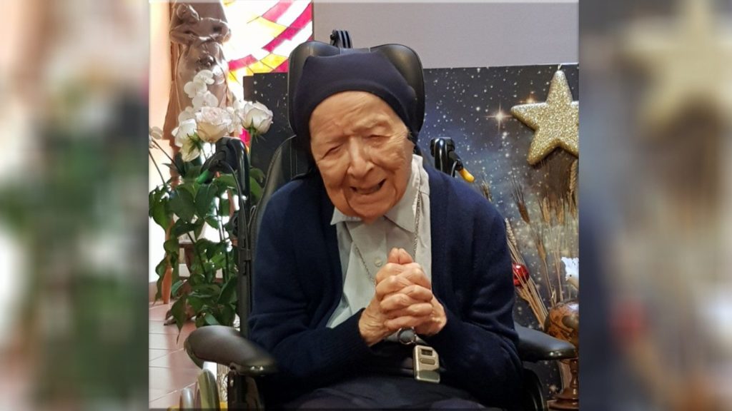 Hermana André: religiosa y decana de la Europa, festeja sus 116