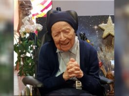 Hermana André: religiosa y decana de la Europa, festeja sus 116