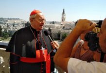 Cardenal Sandri solidaridad para la colecta por Tierra Santa