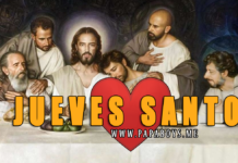 Jueves Santo - Fiesta litúrgica de hoy (9 de Abril)