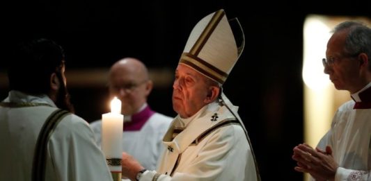 El Papa Francisco en Vigilia Pascual