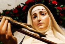 Oración de la noche a santa Rita de Casia