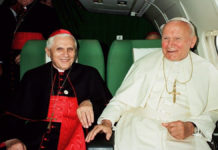 Benedetto XVI e Giovanni Paolo II