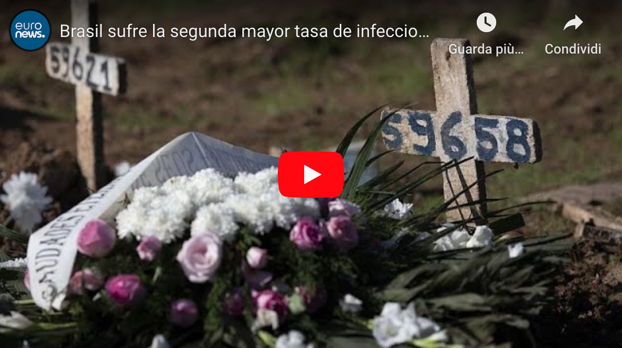Brasil sufre la segunda mayor tasa de infecciones tras Estados Unidos