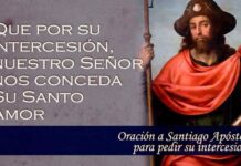 Oración a Santiago Apostol