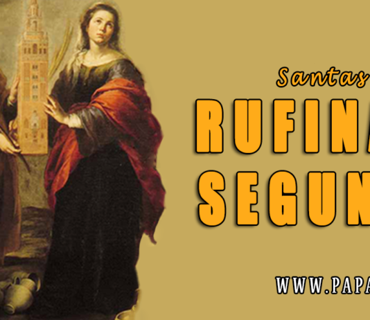 Santas Rufina y Segunda, Mártires. El Santo del día y su historia. Viernes, 10 de Julio de 2020.