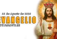 Evangelio del día, 22 de Agosto de 2020