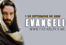 Evangelio del día, 1 de Septiembre