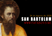 San Bartolomé, apóstol 24 de Agosto