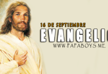 Evangelio del día, 16 de Septiembre de 2020