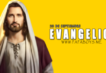 Evangelio del día, 20 de Septiembre de 2020