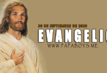 Evangelio del día, 30 de Septiembre de 2020