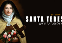 Santa Teresa del Niño Jesús, 1 de Octubre