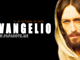 Evangelio del día, 22 de Octubre de 2020