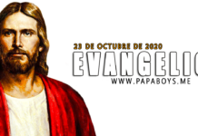 Evangelio del día, 23 de Octubre de 2020