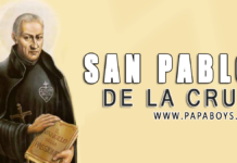 San Pablo de la Cruz, 19 de Octubre