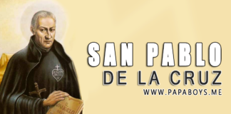 San Pablo de la Cruz, 19 de Octubre