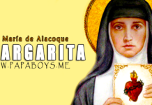 Santa Margarita María Alacoque, 16 de Octubre
