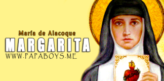 Santa Margarita María Alacoque, 16 de Octubre