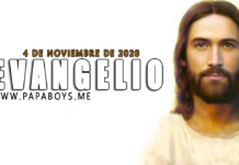 Evangelio del día, 4 de Noviembre de 2020