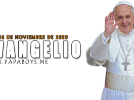 Evangelio del día, 16 de Noviembre de 2020