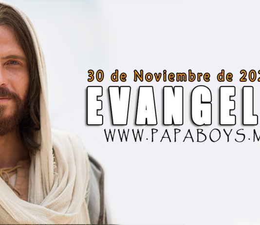 Evangelio del día, 30 de Noviembre de 2020