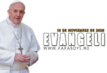 Evangelio del día, 10 de Noviembre de 2020