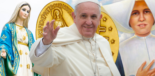 El Papa Francisco bendecirá la imagen de la Virgen de la Medalla Milagrosa