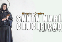 Santa María Crucificada de Rosa