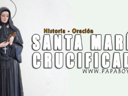 Santa María Crucificada de Rosa