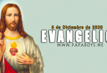 Evangelio del día, 6 de Diciembre de 2020