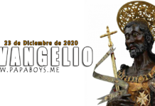 Evangelio del día, 23 de Diciembre de 2020