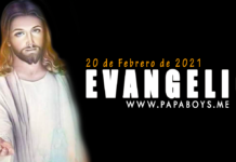 Evangelio y Comentario de hoy: Sábado, 20 de Febrero de 2021